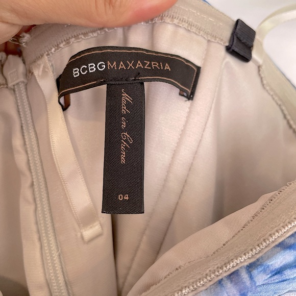 Strapless, blue floor length Prom Dress - Picture 4 of 4